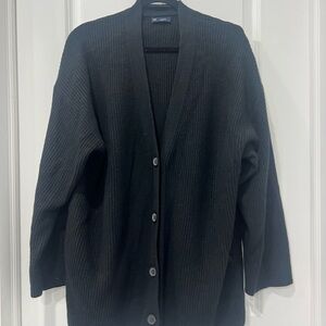 GAP CashSoft Shaker-Stitch Boyfriend Cardigan